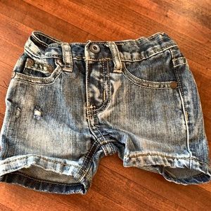 Flypaper boys denim shorts size 6 -12 months